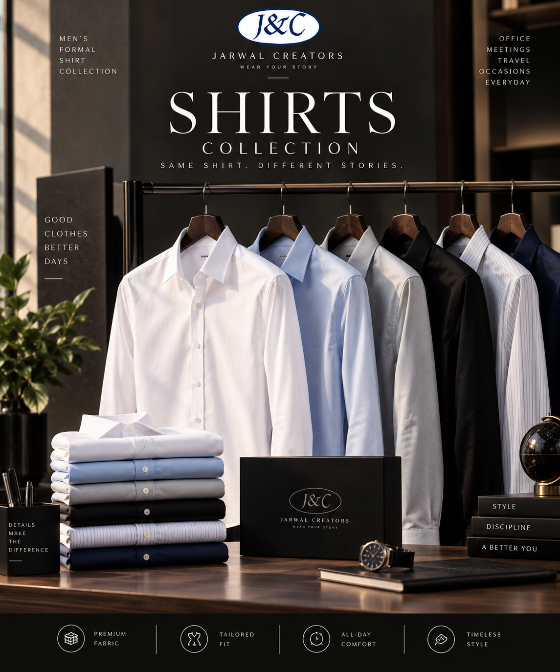 Men’s Formal Shirts Collection