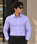 Men’s Lilac Formal Shirt – Custom Fit
